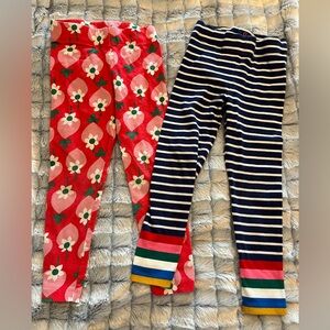 Two pairs Mini Boden Leggings